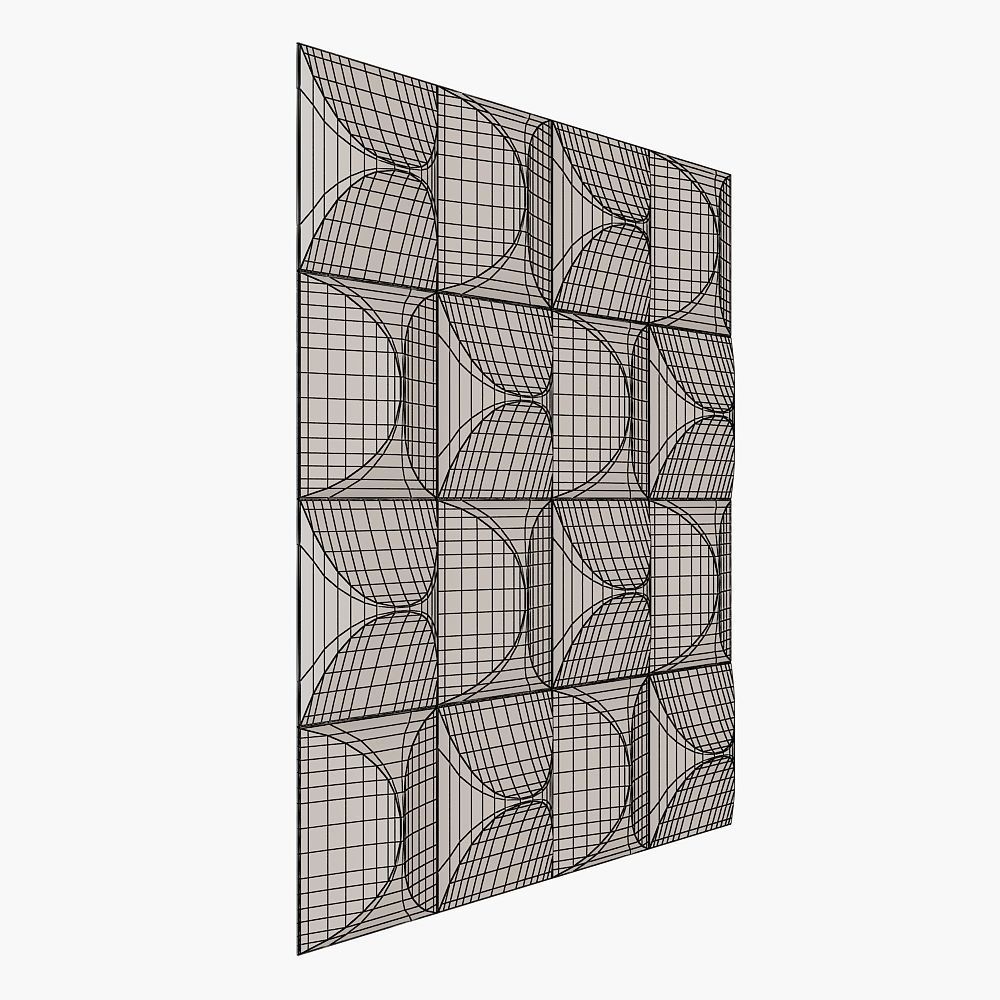 decorative panel spectra 3D model_3