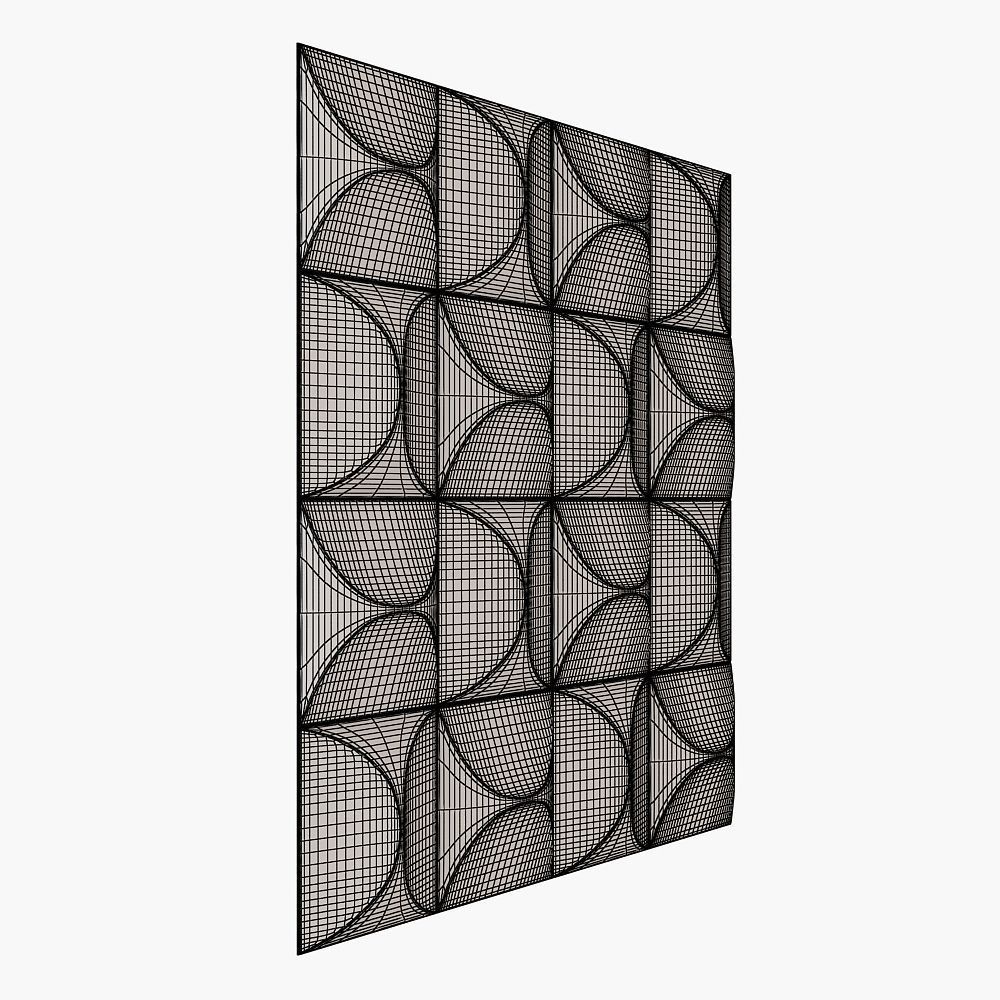 decorative panel spectra 3D model_4