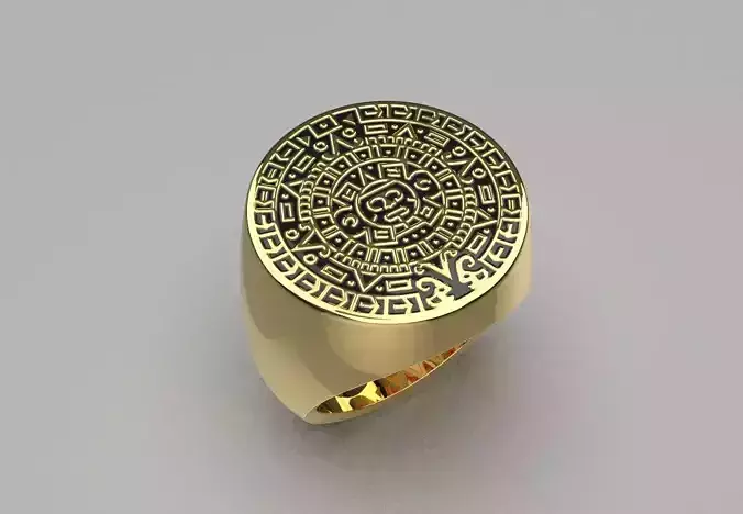 Anillo Calendario Maya 
