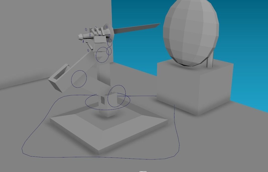 Rigged Hand Free low-poly 3D model_2