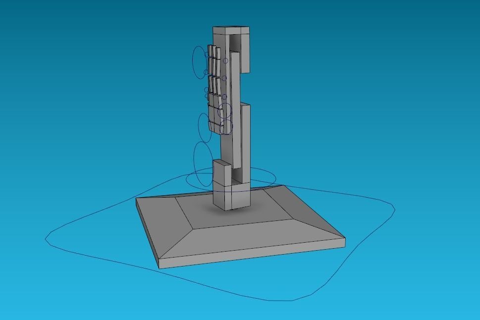 Rigged Hand Free low-poly 3D model_1