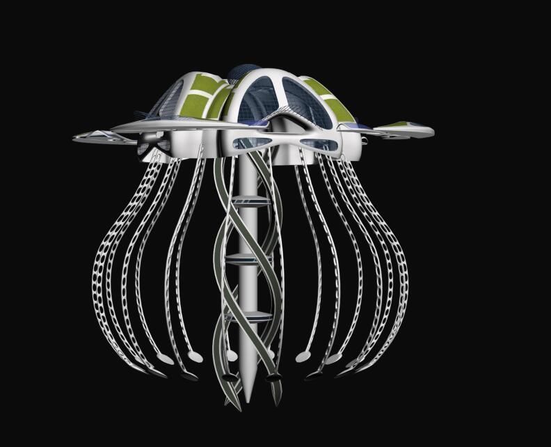 Floating Architecture and Future Architecture 3D model_1