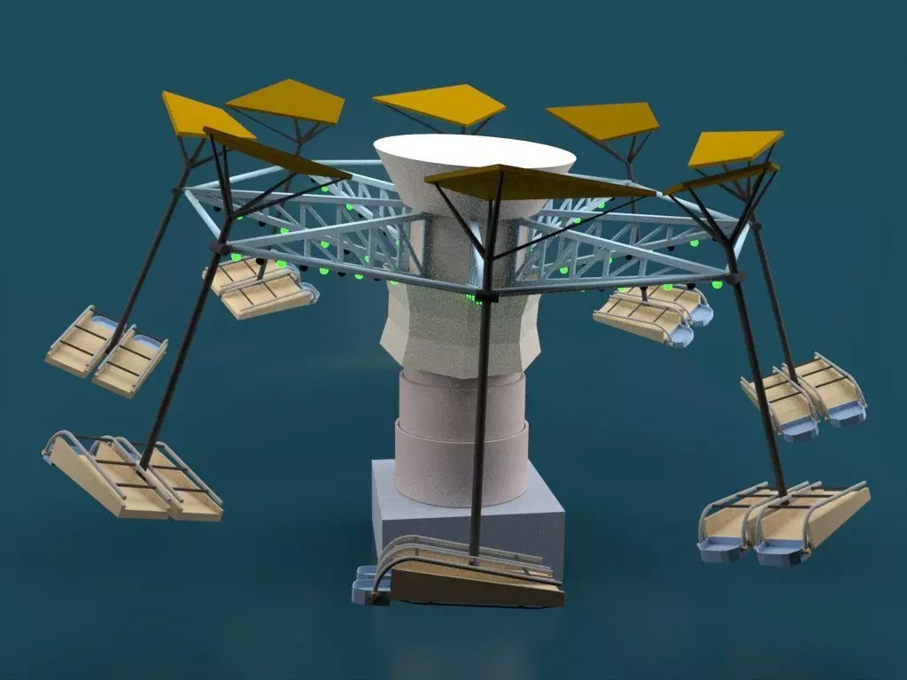 Kite Flyer 3D model_0