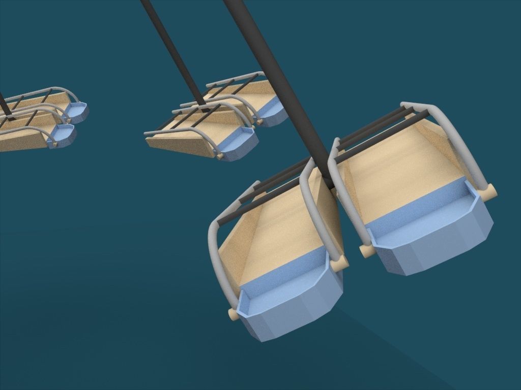 Kite Flyer 3D model_3