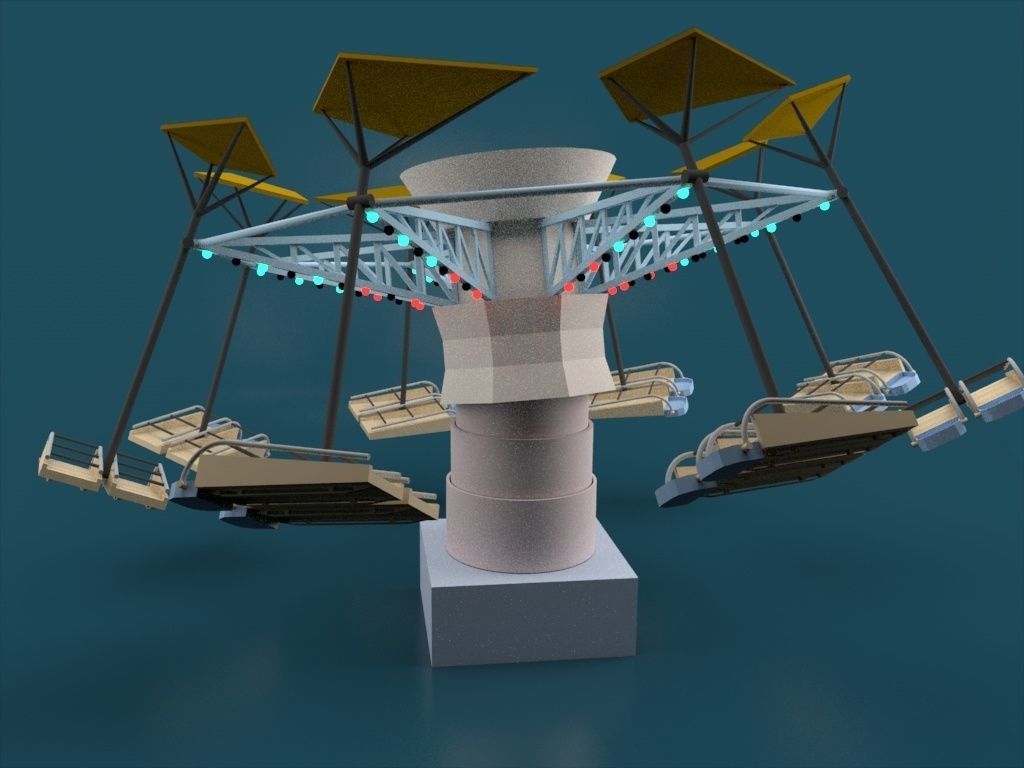 Kite Flyer 3D model_1