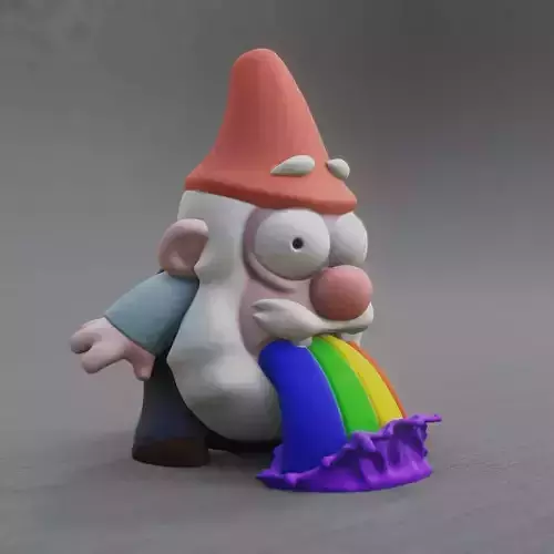 Barfing Gnome 3D print model