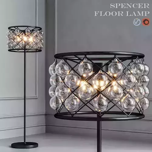Spencer Floor Lamp 3D model
