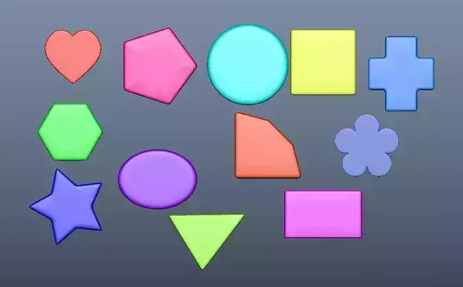 shapes for animation or mathematical 
