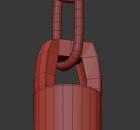 pencer Hoop Chandelier  3D model_4