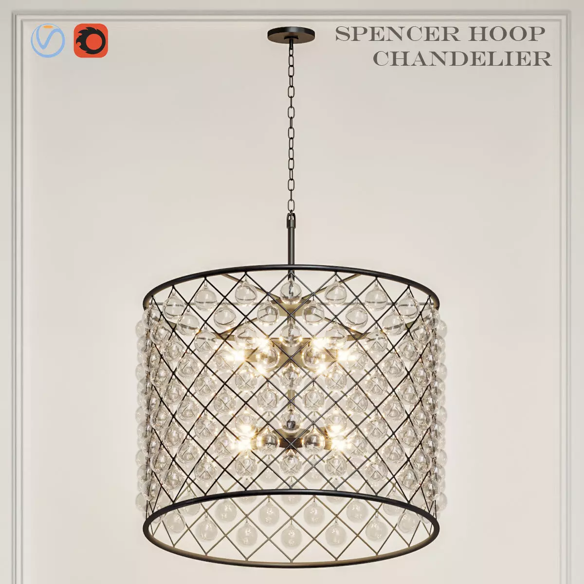 SPENCER HOOP CHANDELIER 1 3D model_0