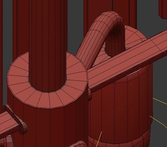 Nessa Round Chandelier 1 3D model_8