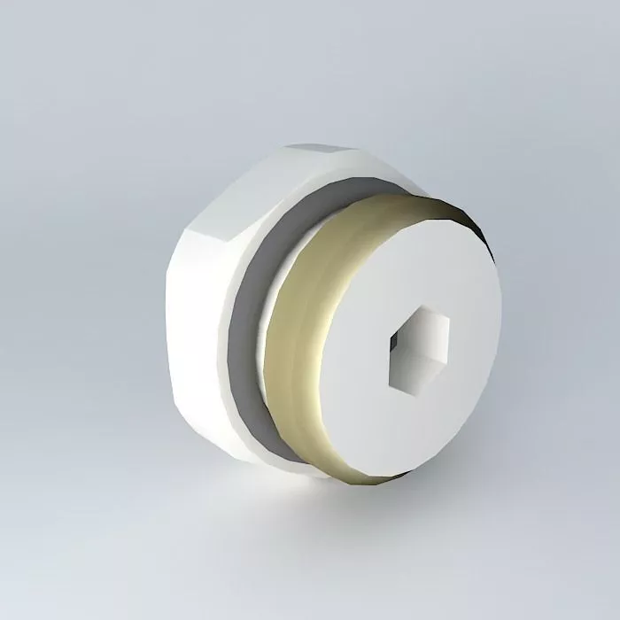 Quilting straight male diameter cylindrical Free 3D model