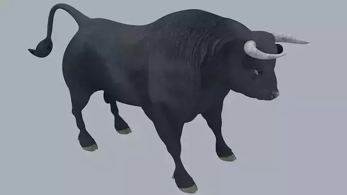 Bull Animal High poly 3D Model For Games
