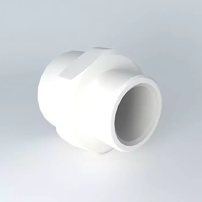 Sleeve plastic pipe fitting Free 3D model