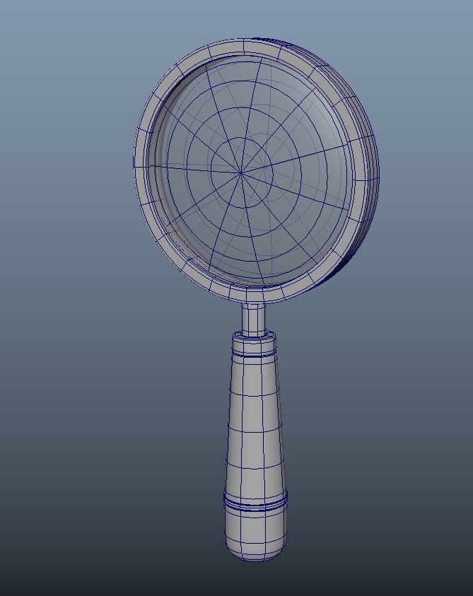 magnifying glass 3D model_1