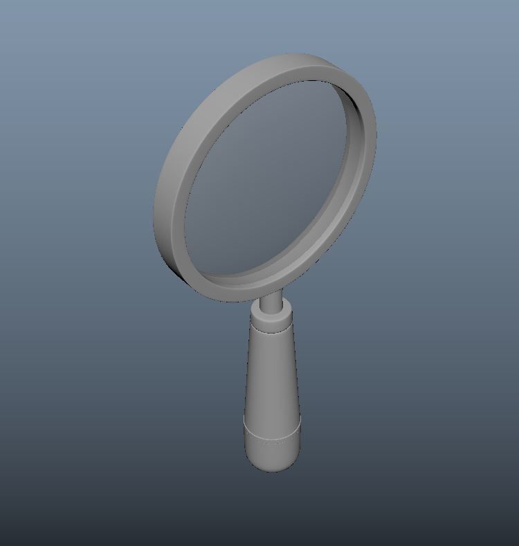 magnifying glass 3D model_4