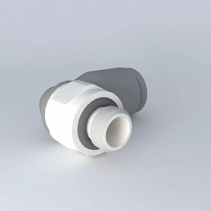 Round male angled stitching Free 3D model