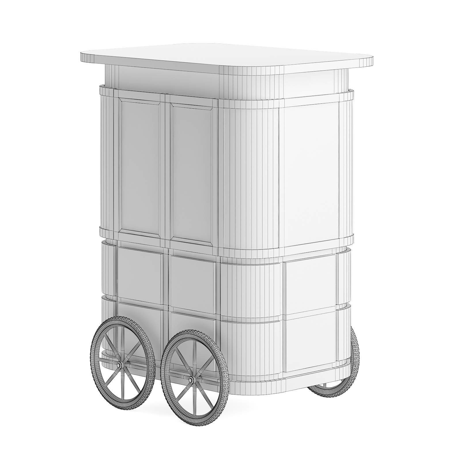 Pretzel Stall 3D Model 3D model_5