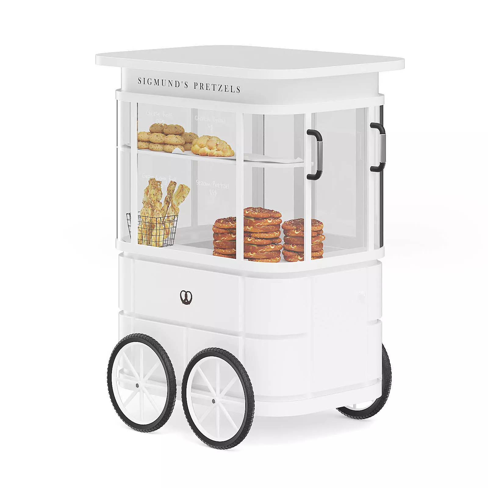 Pretzel Stall 3D Model 3D model_0