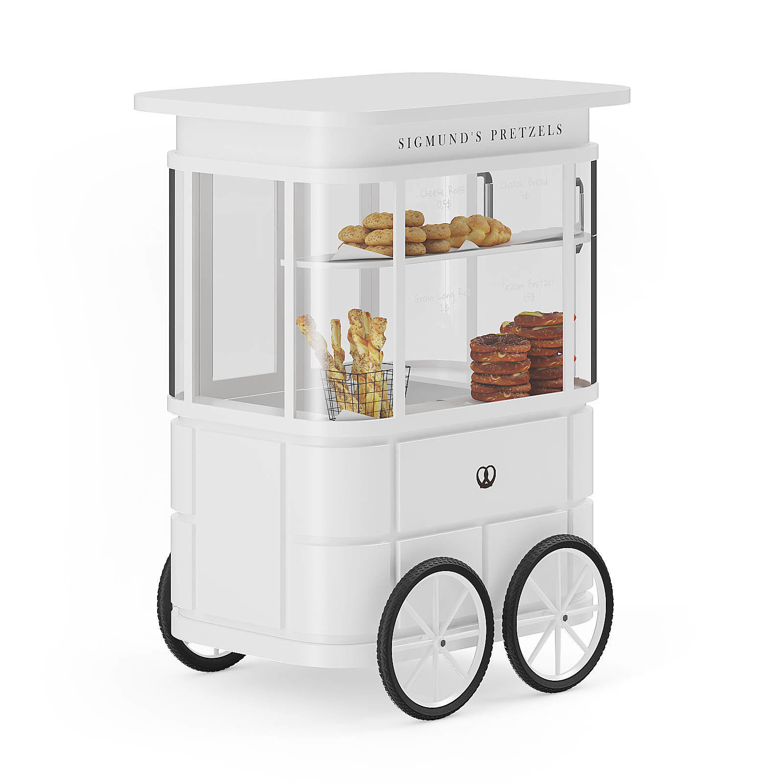 Pretzel Stall 3D Model 3D model_6