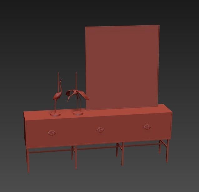 chest of drawers 7 3D model_5
