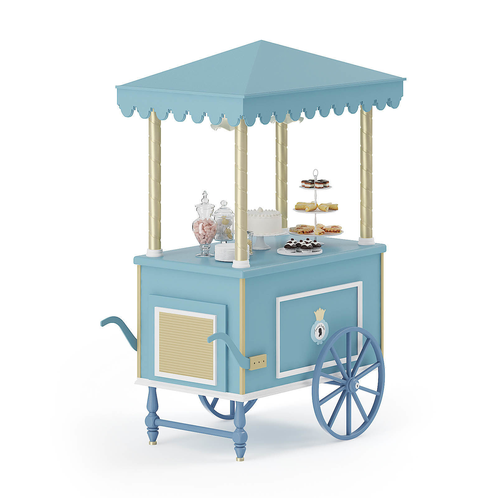 Sweets Stall 3D Model 3D model_6