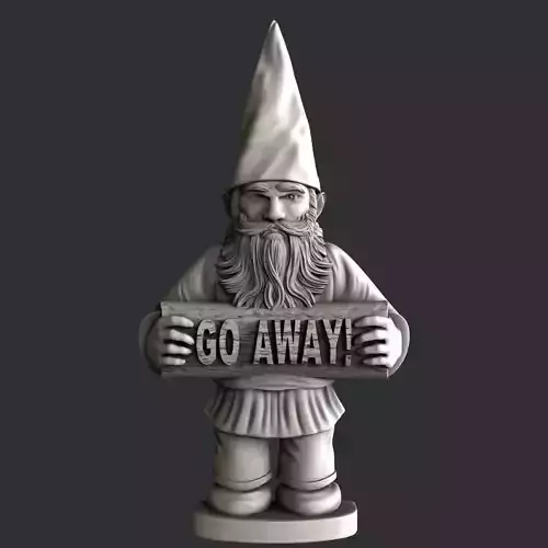3d STL models for CNC router gnome go away