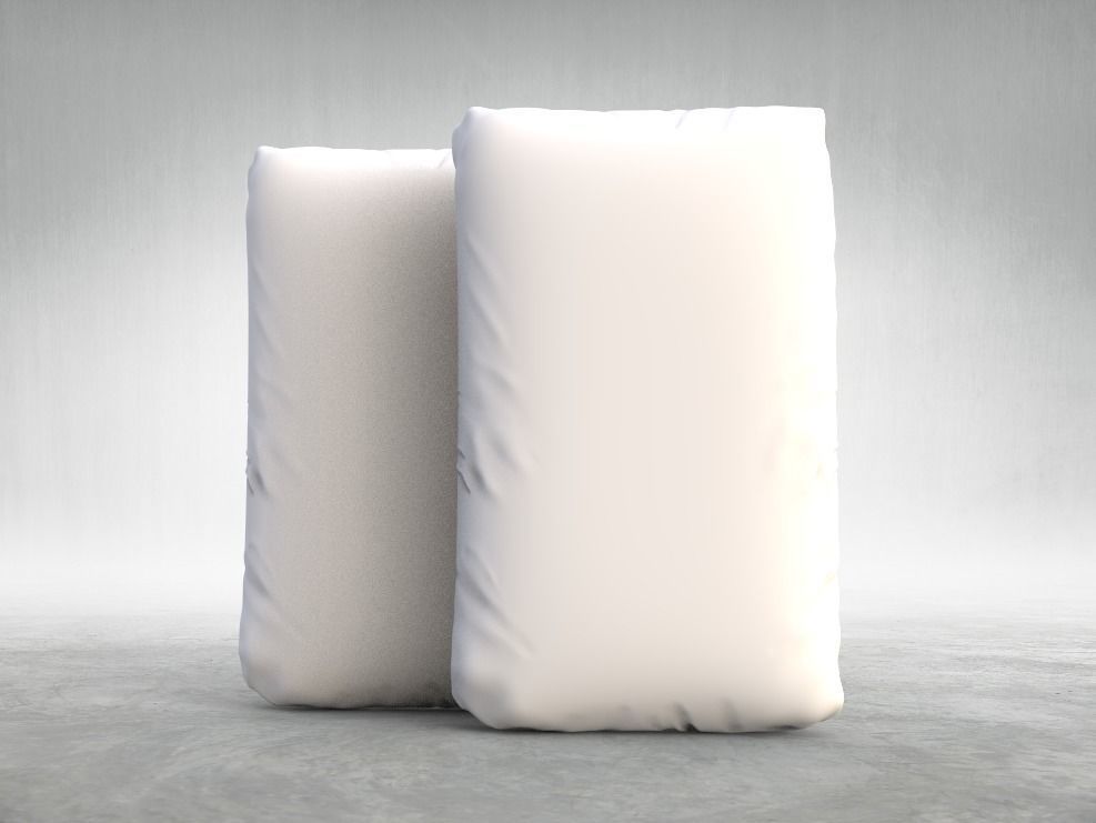Cement Bag 3D Model 3D model_3