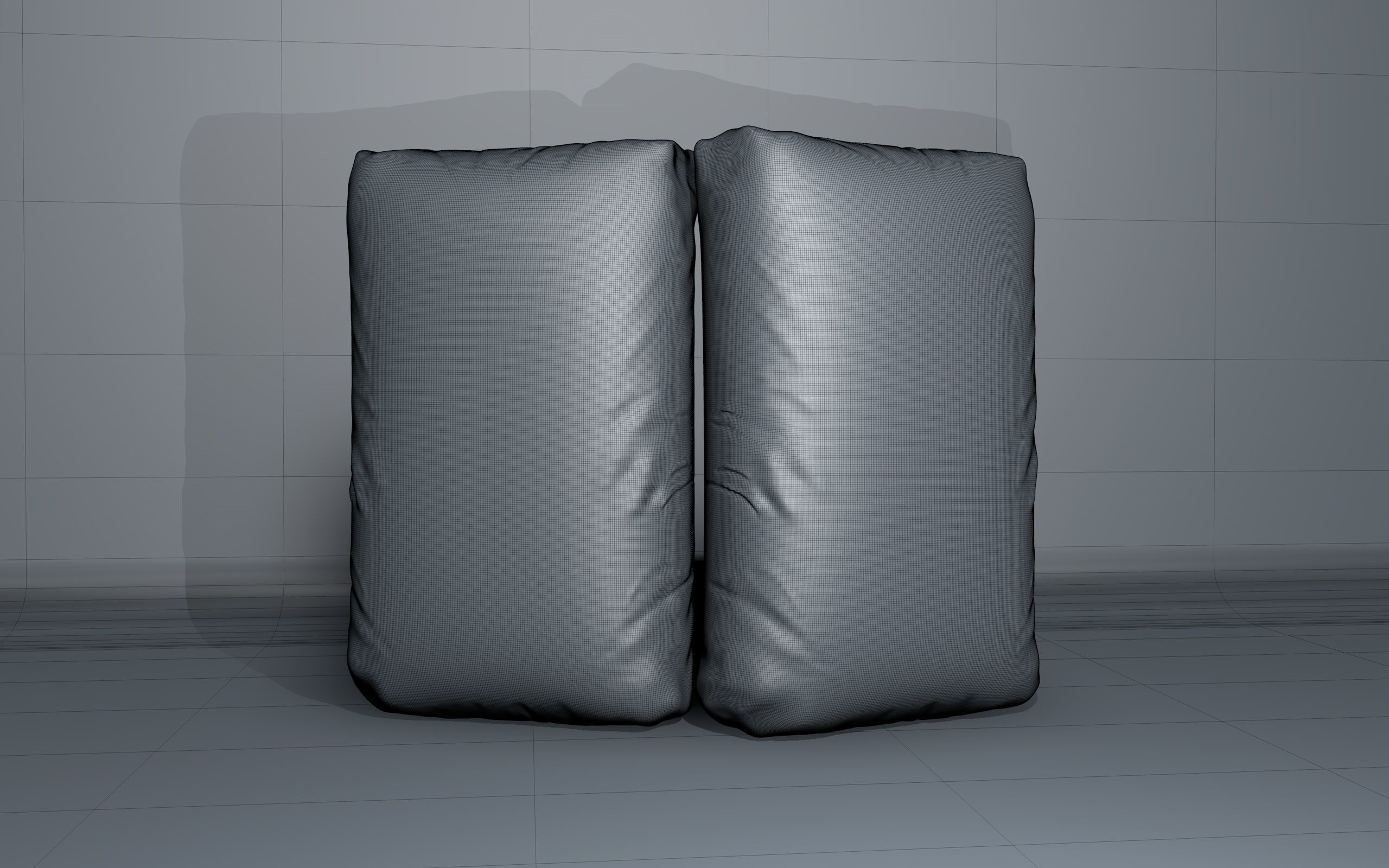 Cement Bag 3D Model 3D model_1