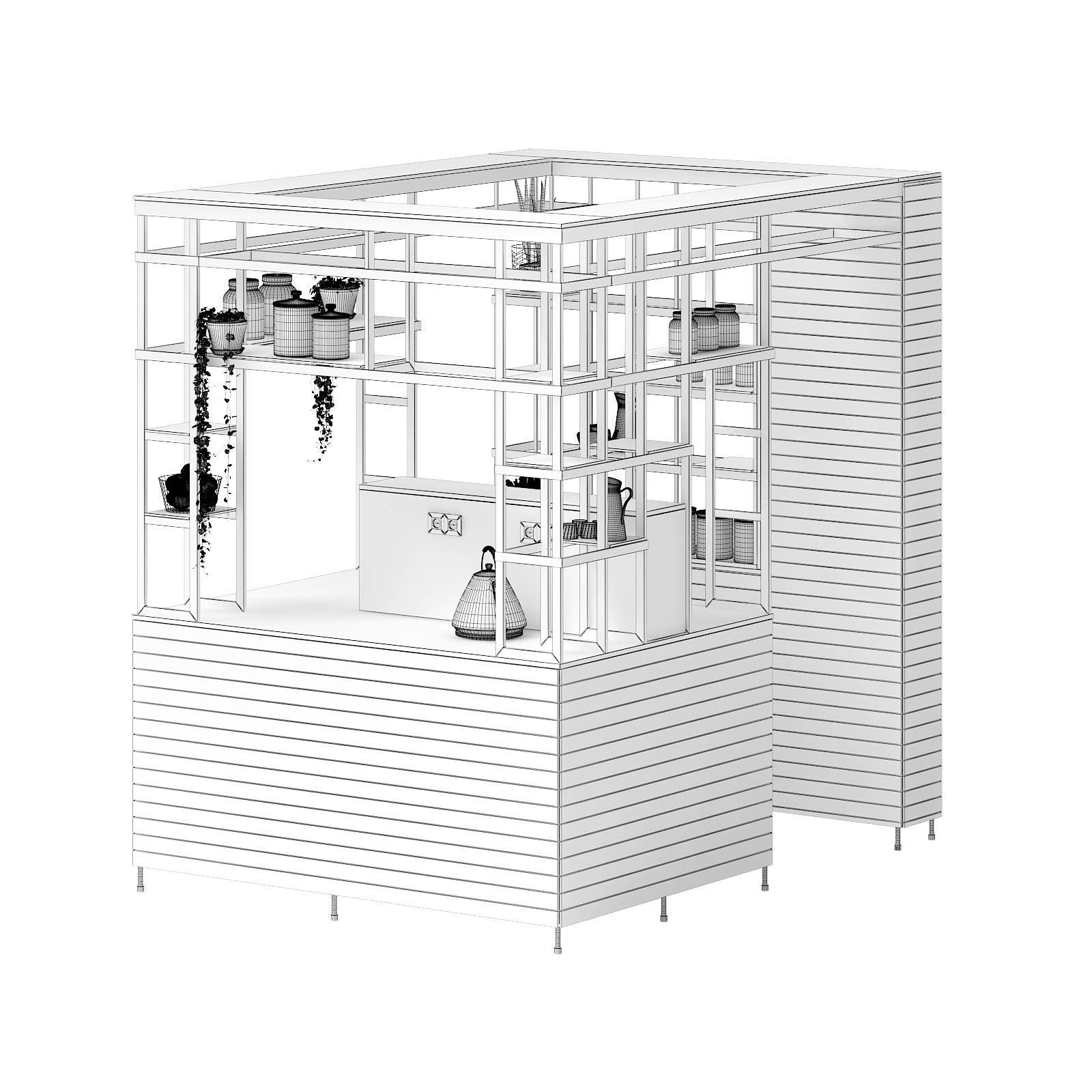 Eco Kiosk 3D Model 3D model_3