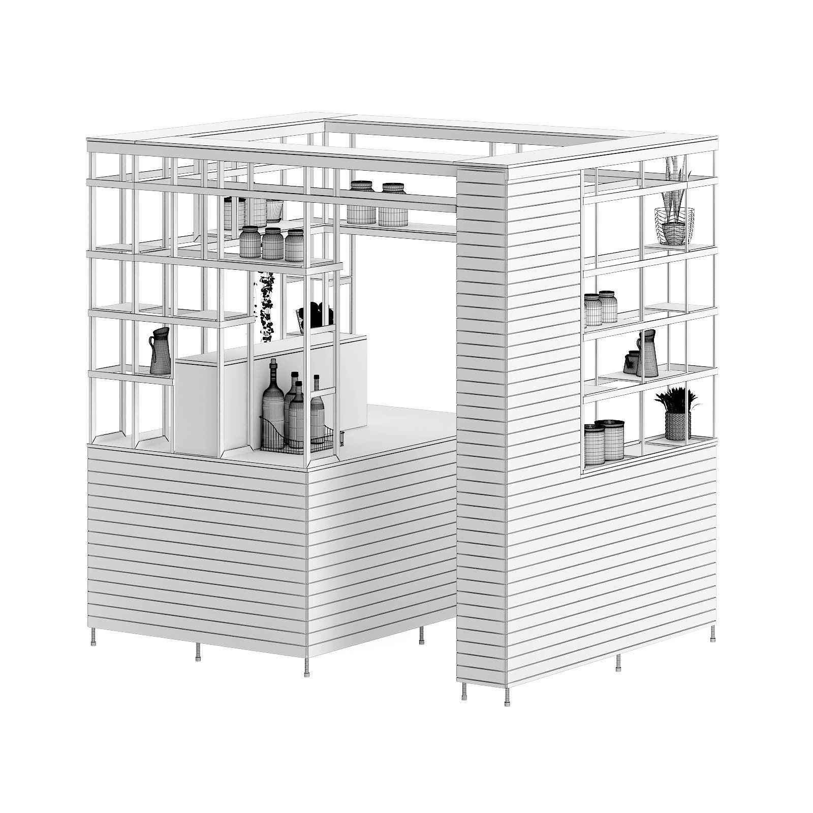 Eco Kiosk 3D Model 3D model_5