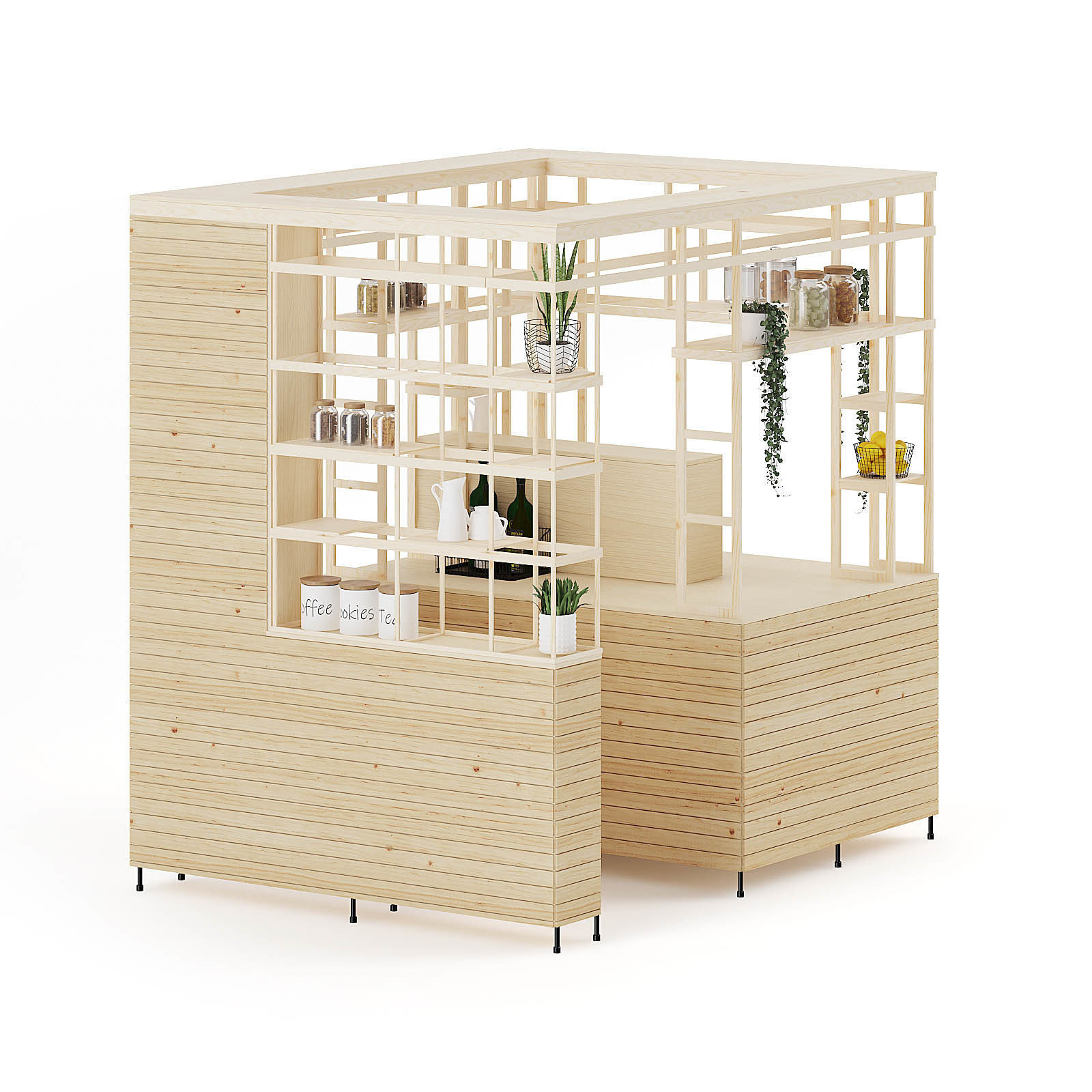 Eco Kiosk 3D Model 3D model_6