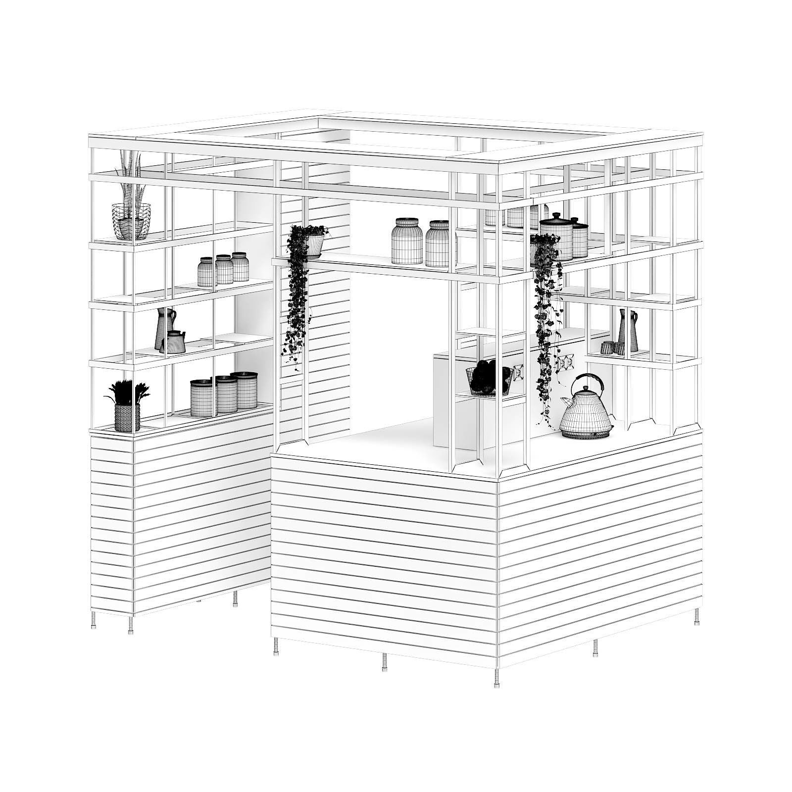Eco Kiosk 3D Model 3D model_1