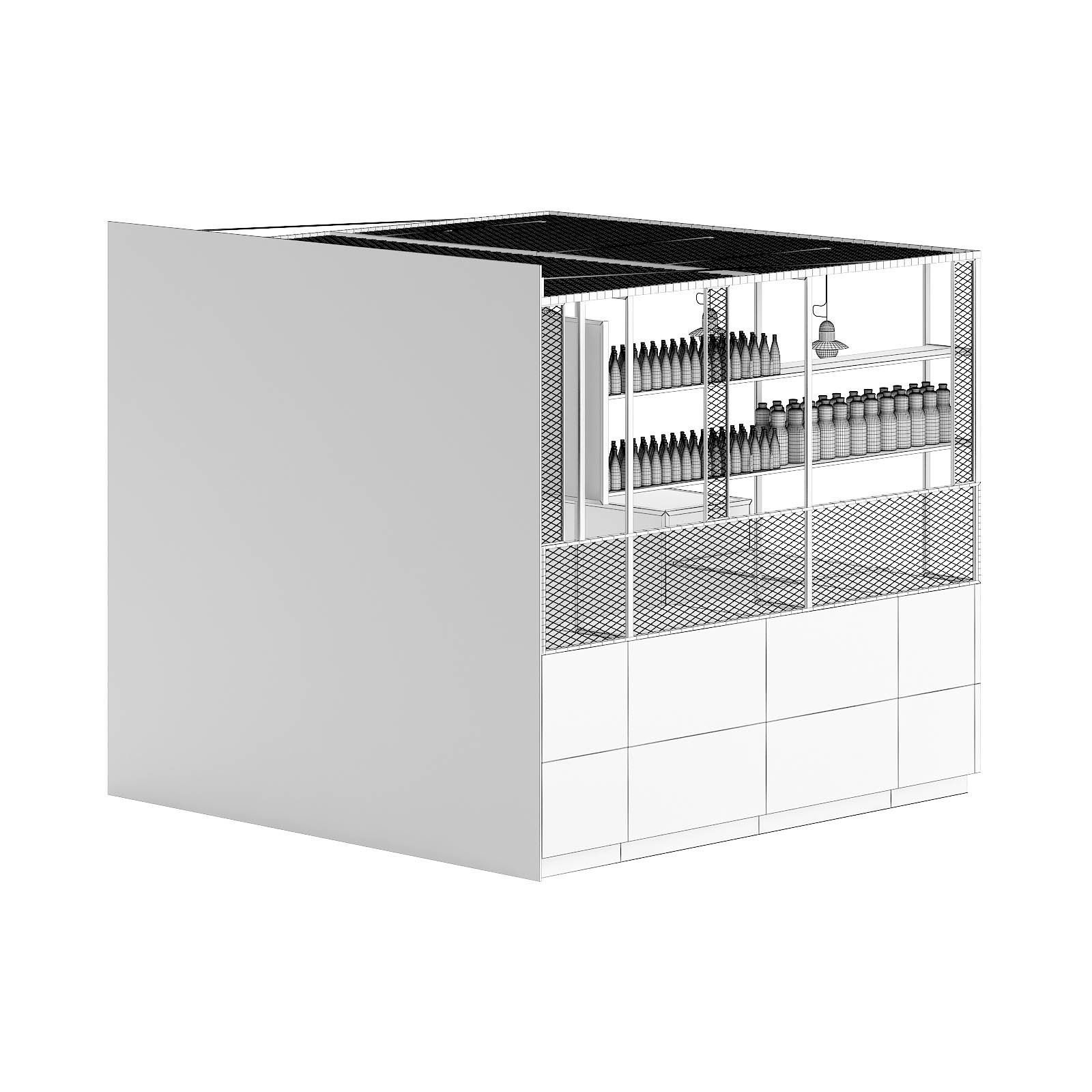 Juicery Kiosk 3D Model 3D model_5