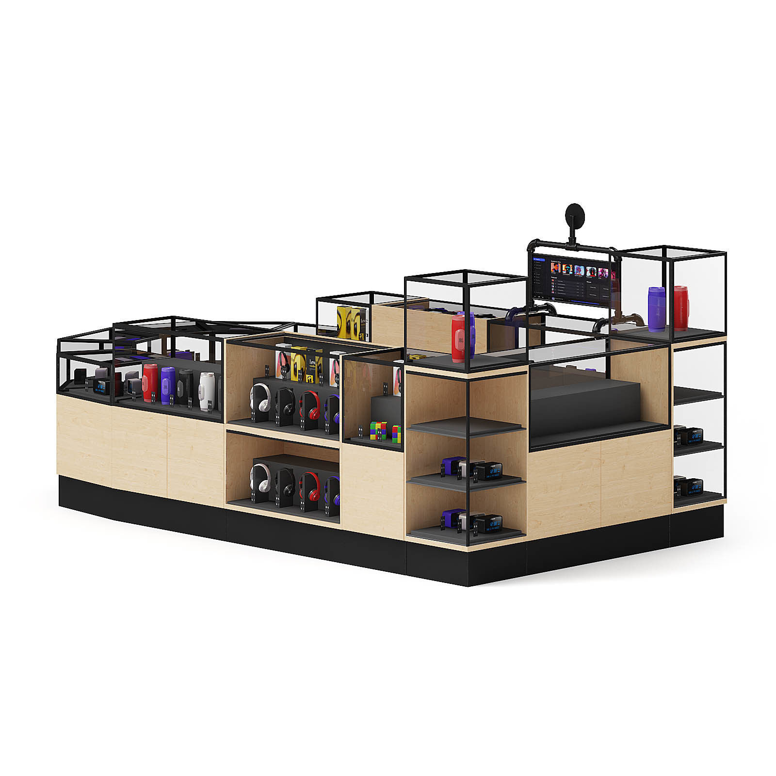 Audio Stand 3D Model 3D model_2