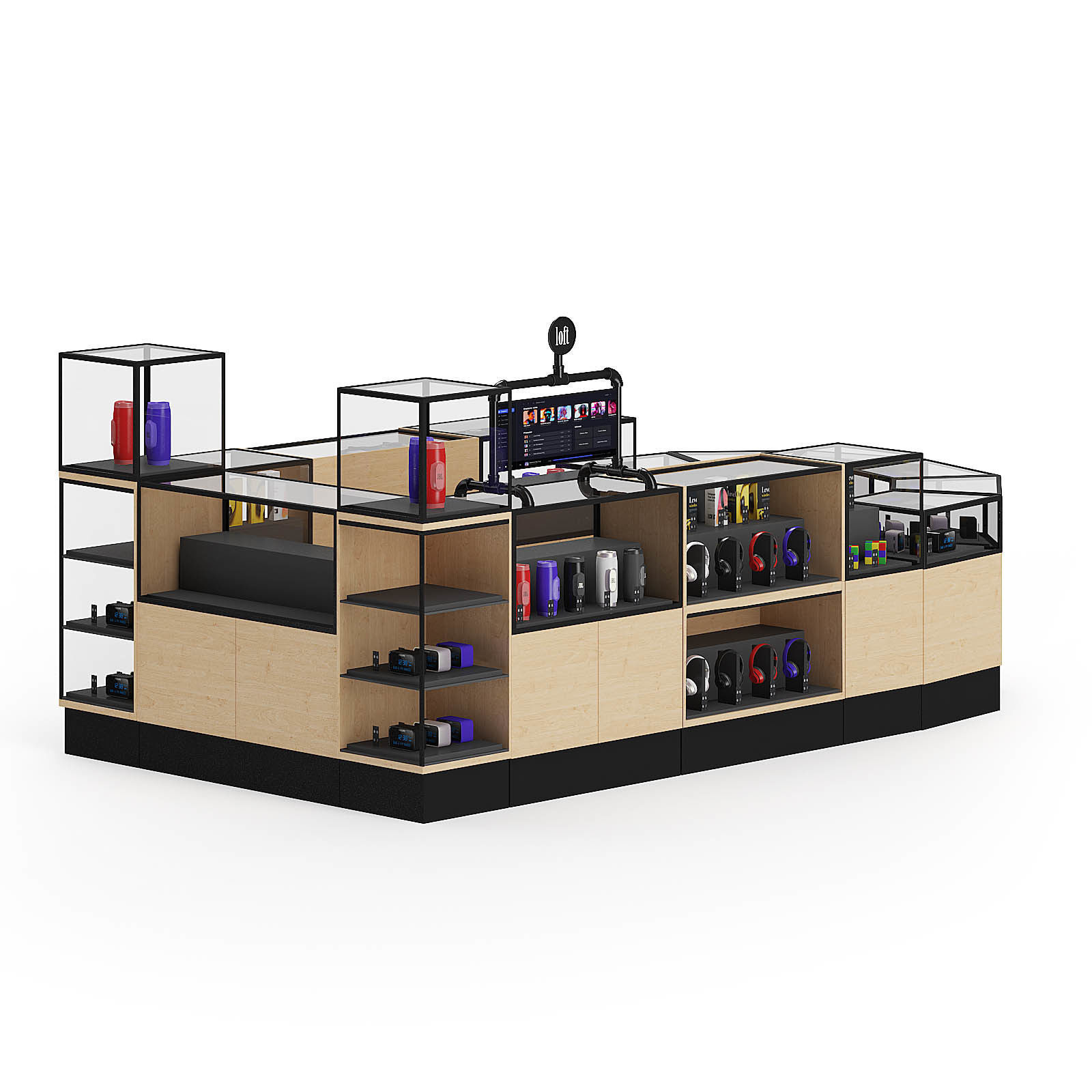 Audio Stand 3D Model 3D model_4