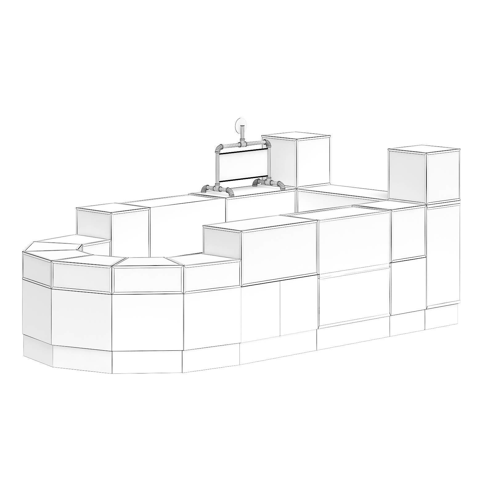 Audio Stand 3D Model 3D model_1