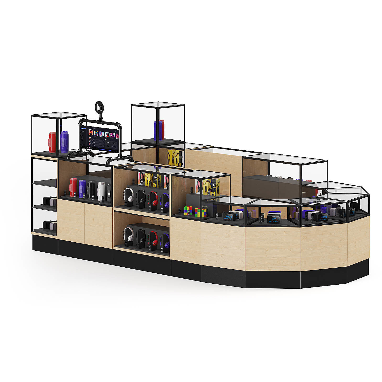 Audio Stand 3D Model 3D model_6