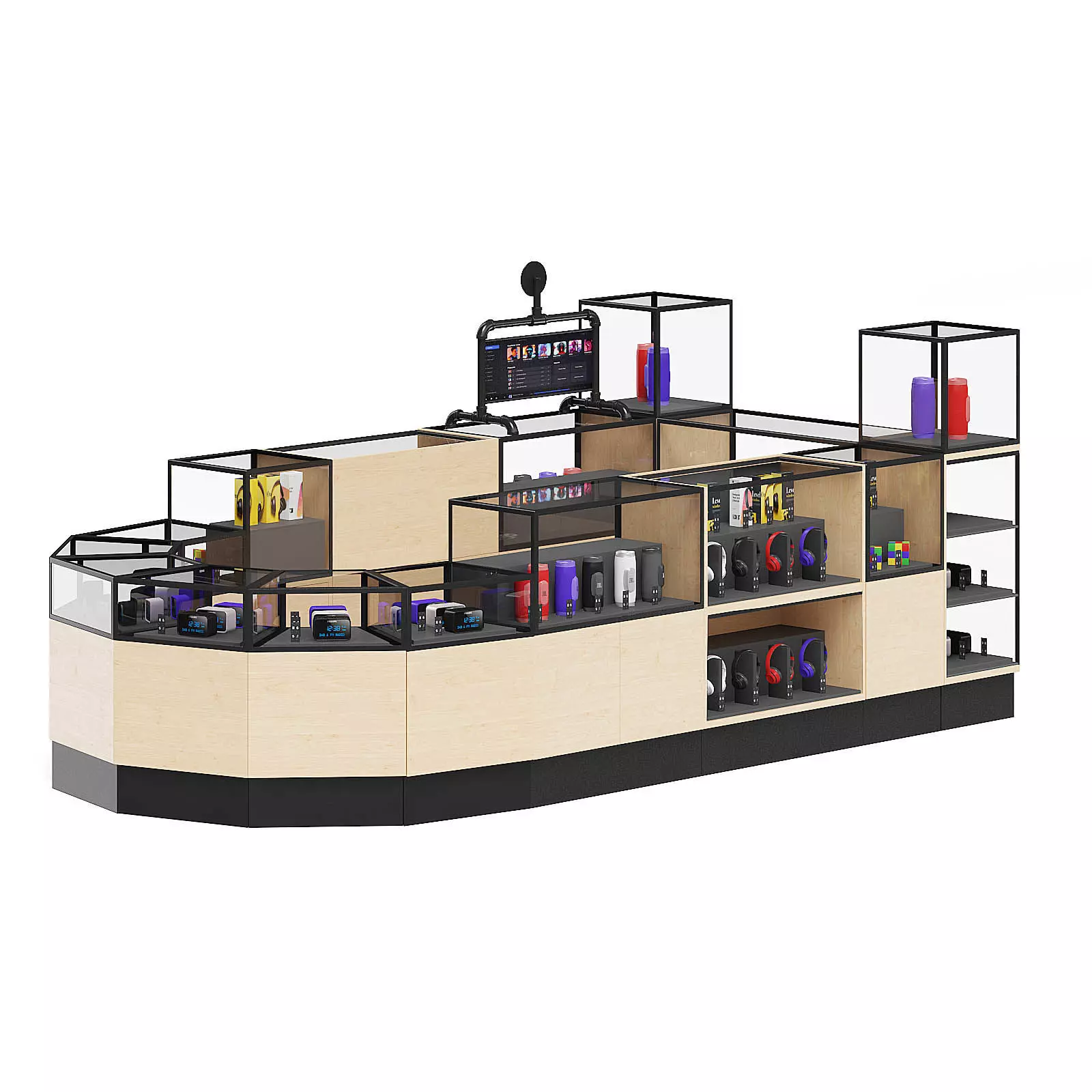 Audio Stand 3D Model 3D model_0