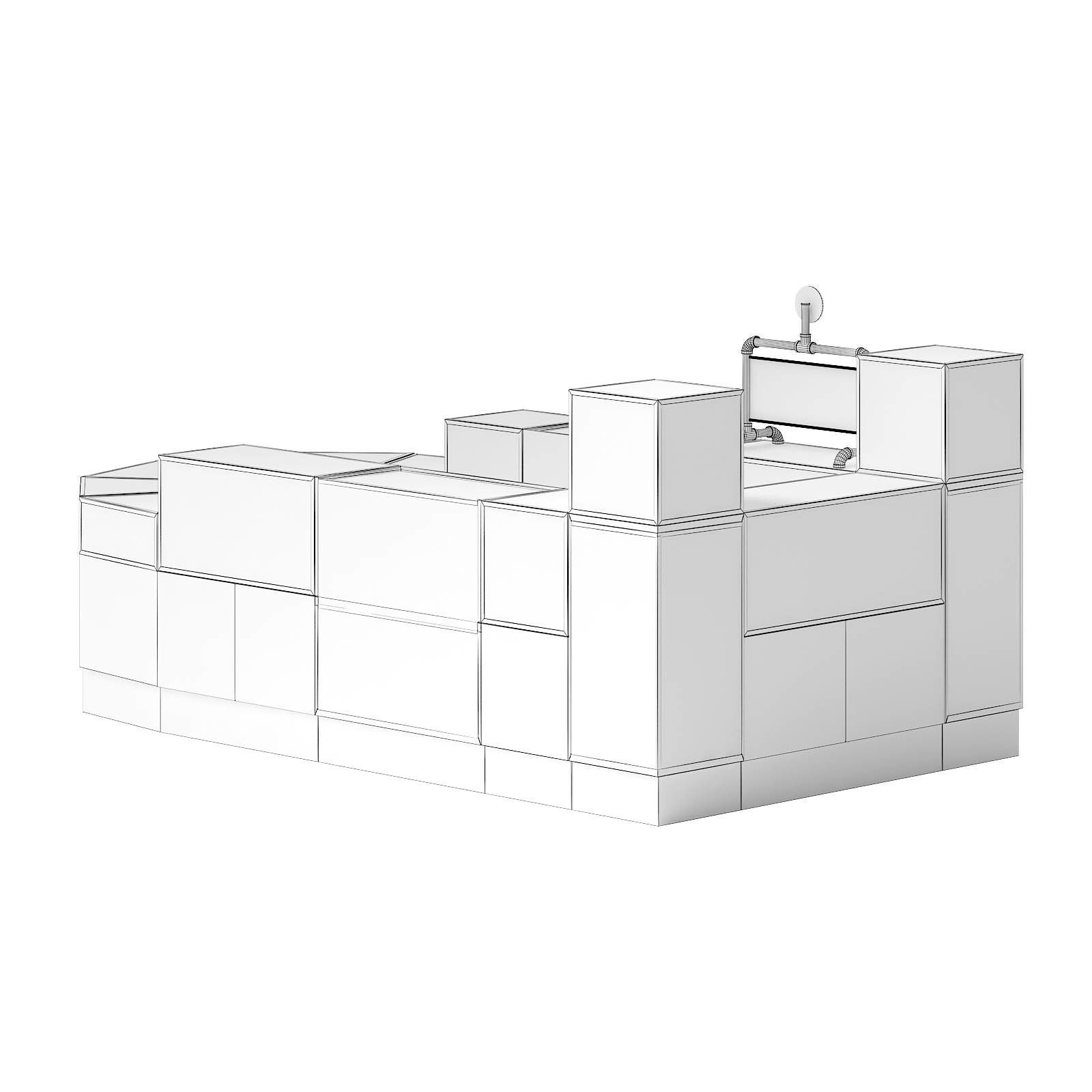 Audio Stand 3D Model 3D model_3