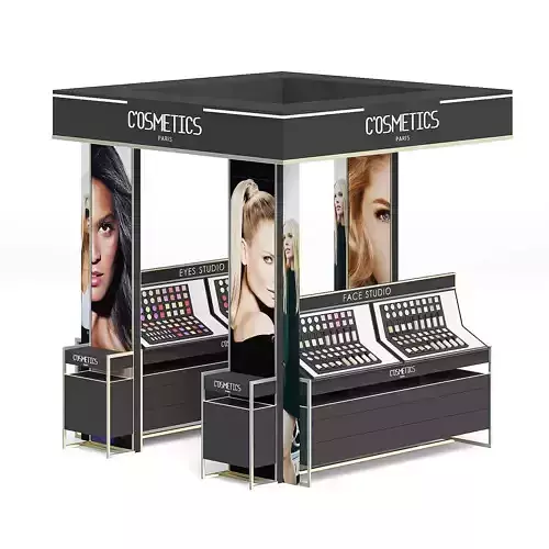 Cosmetics Stand 3D Model 3D model