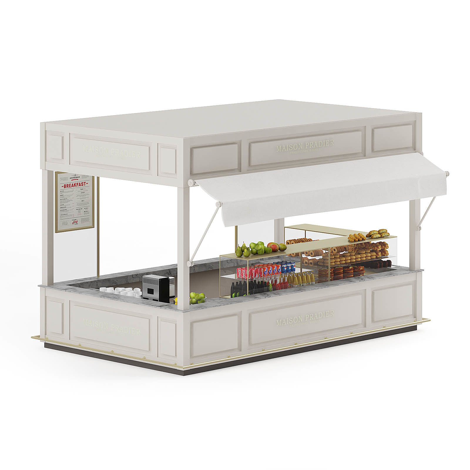 Food Stall 3D Model 3D model_6