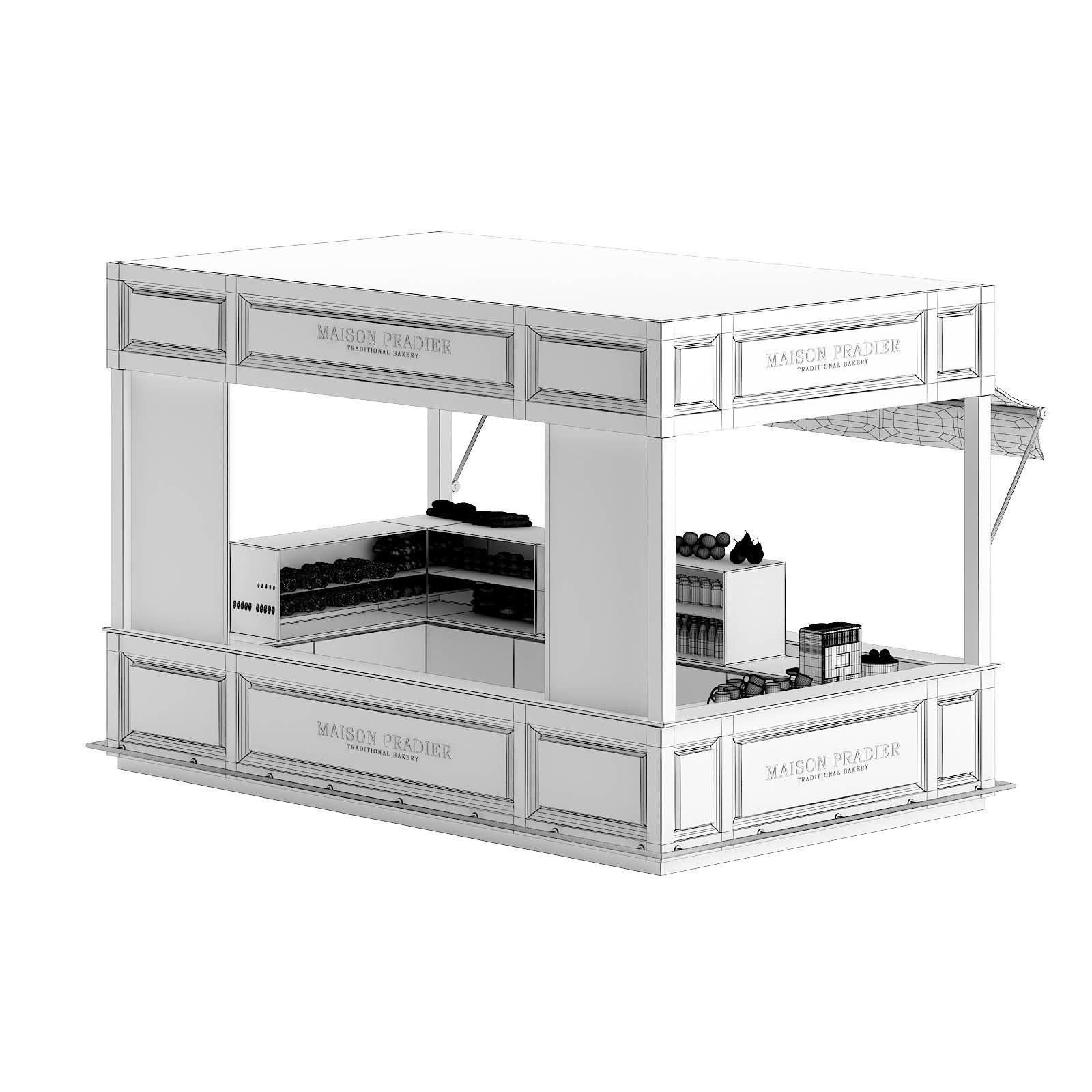 Food Stall 3D Model 3D model_5