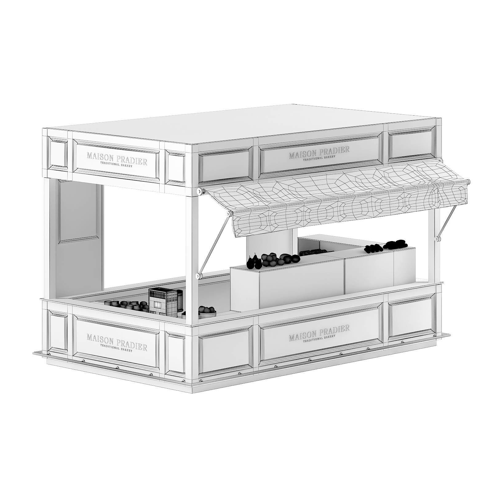 Food Stall 3D Model 3D model_7
