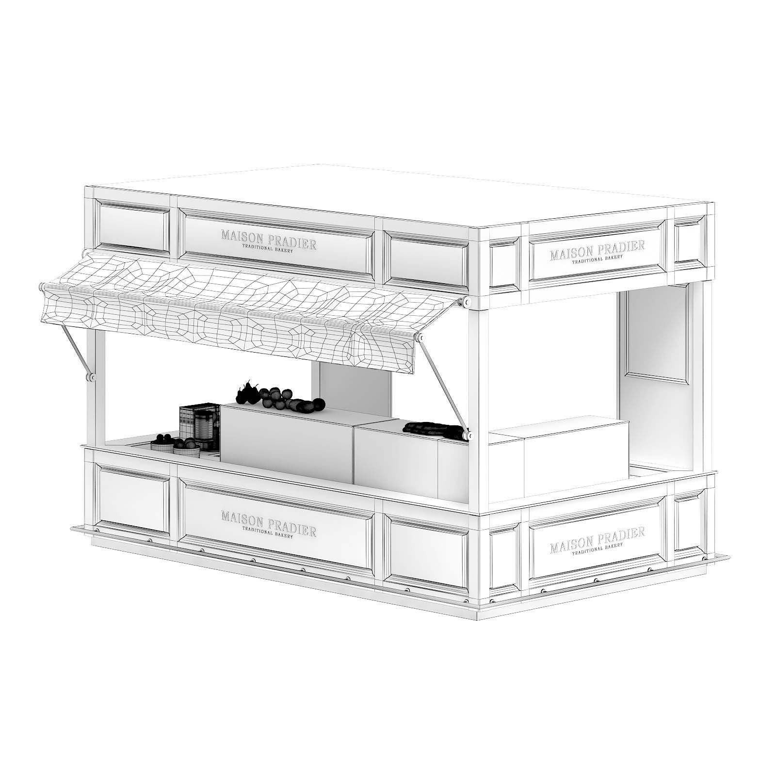 Food Stall 3D Model 3D model_1