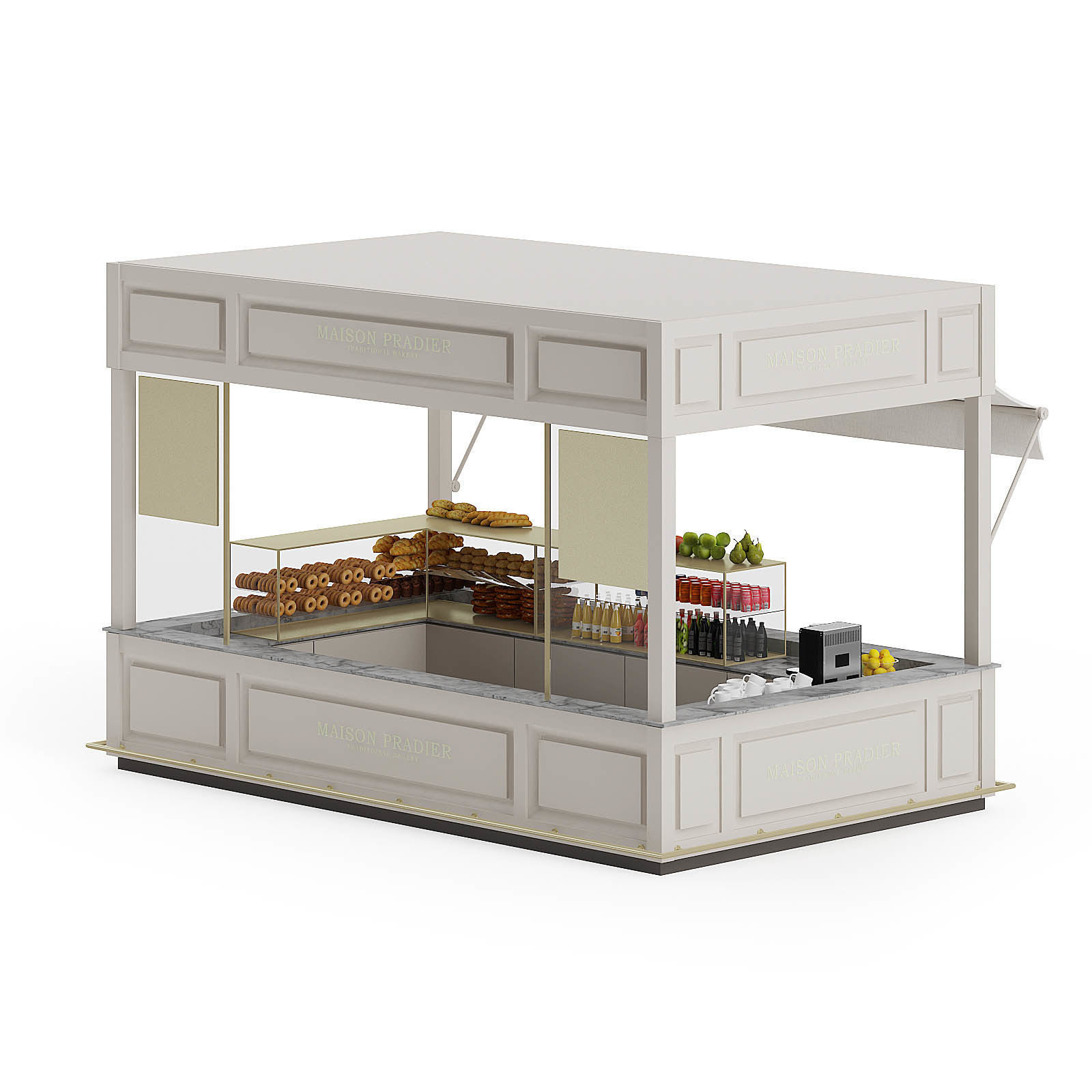 Food Stall 3D Model 3D model_4