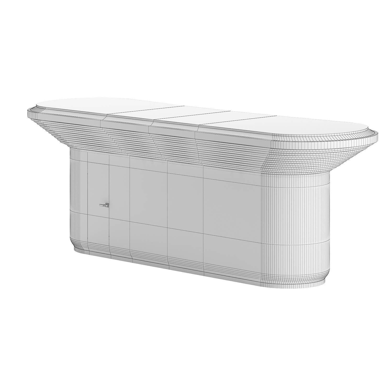 Wooden Stand 3D Model 3D model_5