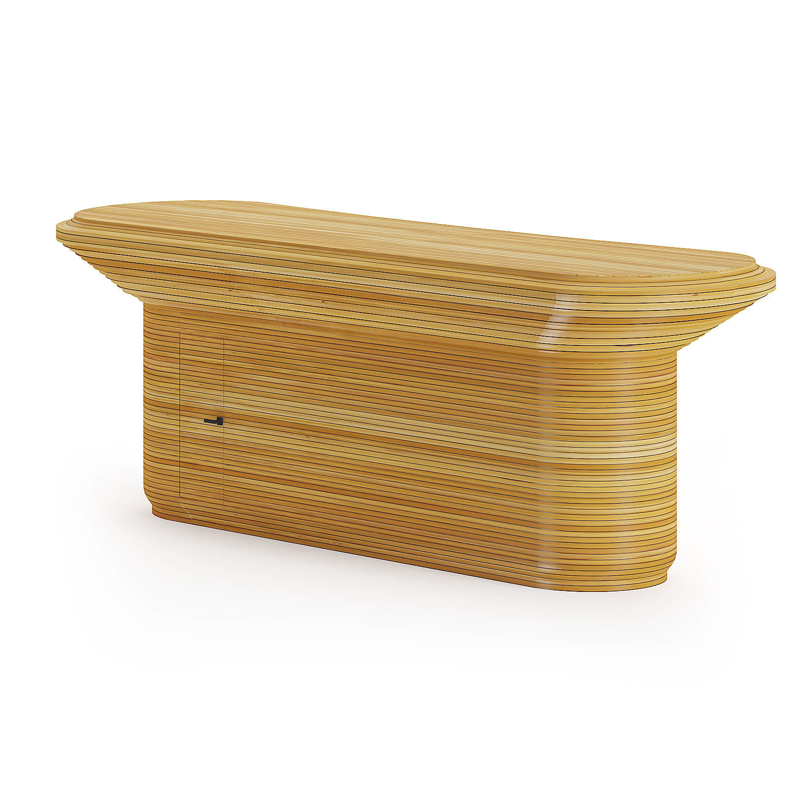 Wooden Stand 3D Model 3D model_4