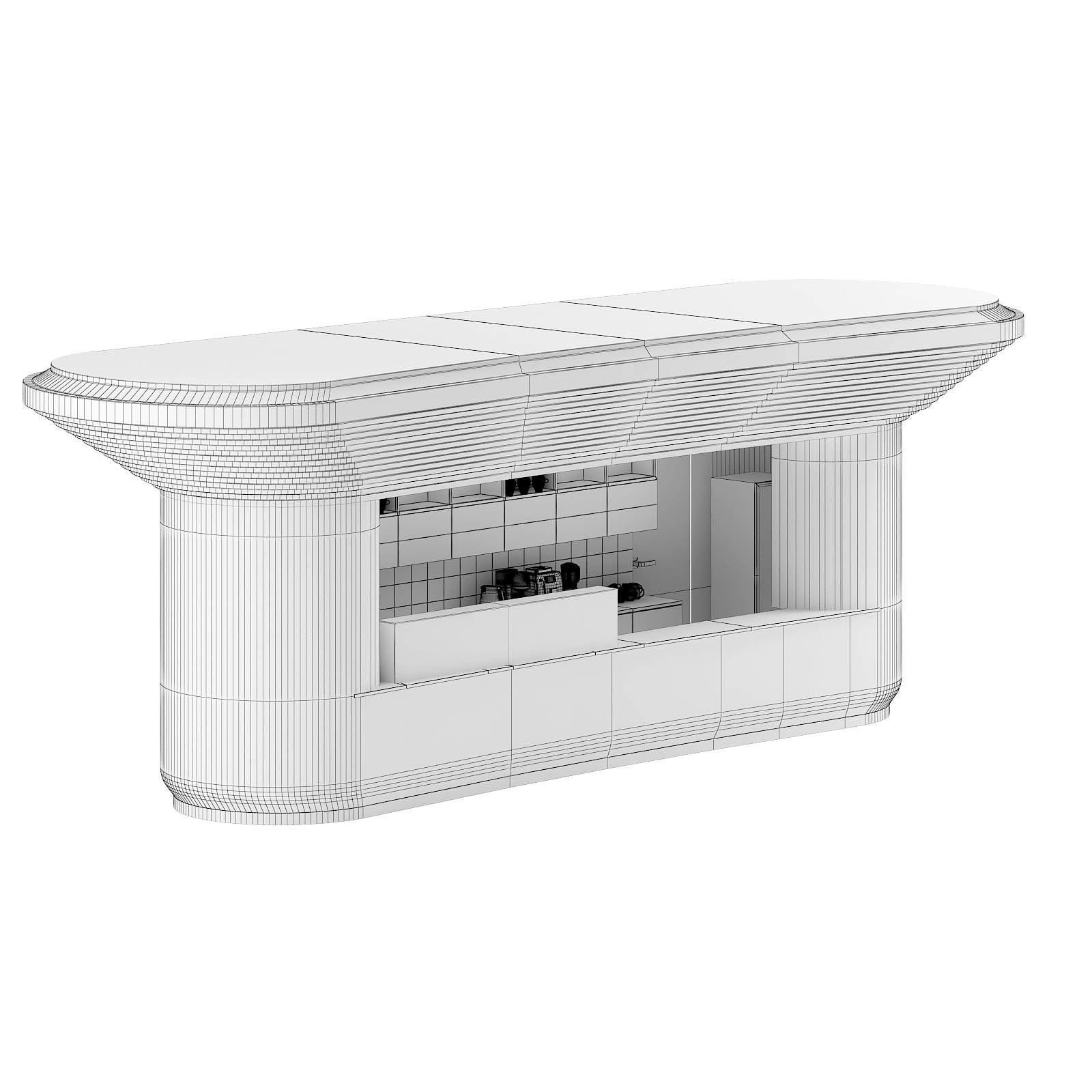 Wooden Stand 3D Model 3D model_7