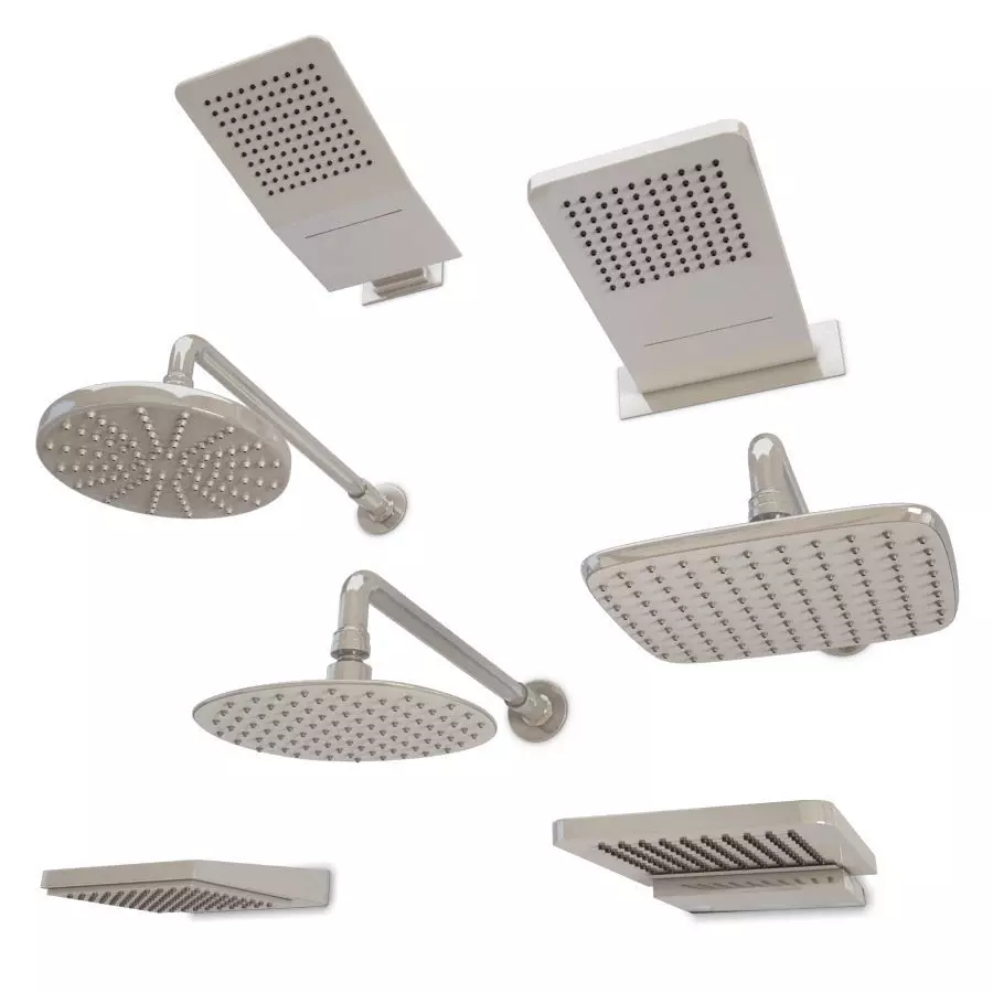 Ceiling Shower Faucet 3D model_0